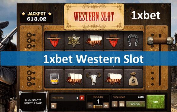 Западная слот-игра доступна на сайте ставок 1xbet как специальная слот-игра с концепцией Техаса.